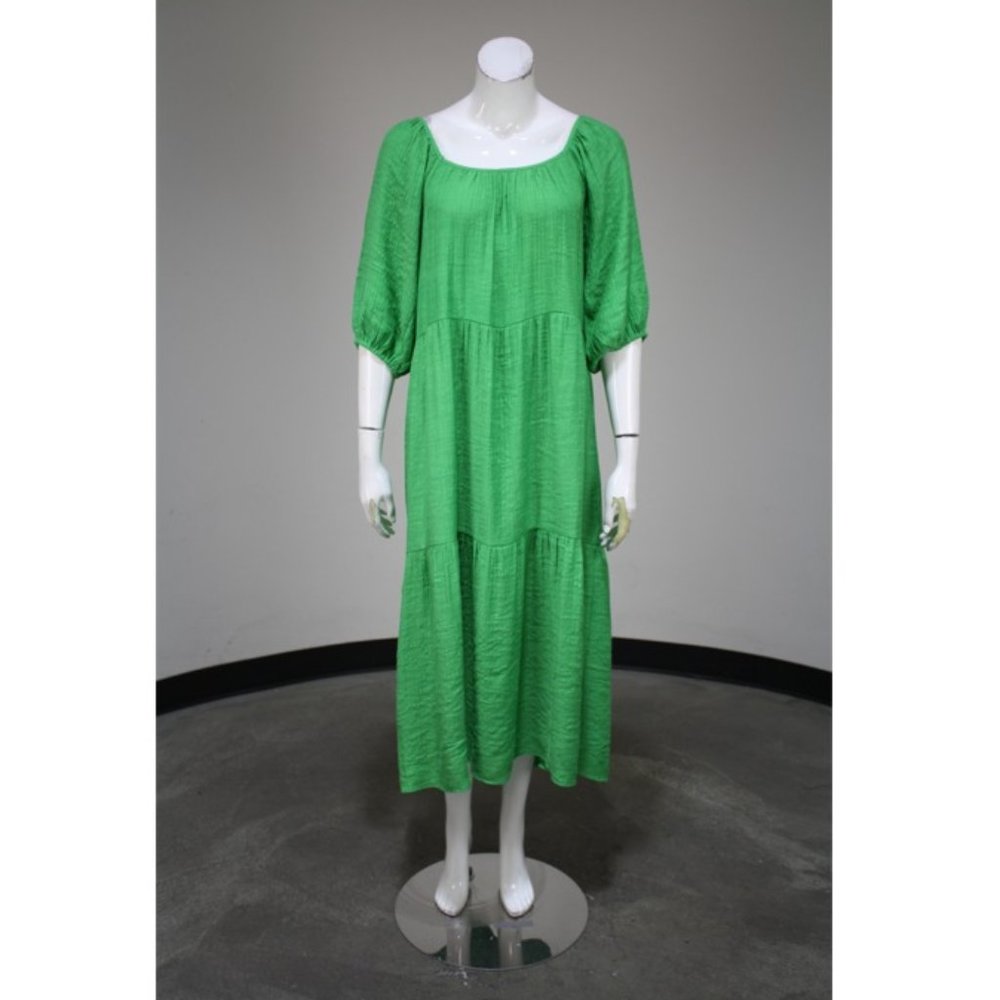 Sunday In Brooklyn green scoop neck dress